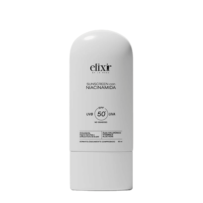 Protector Solar Elixir De Textura Ligera con Niacinamida SPF 50 (60ml)