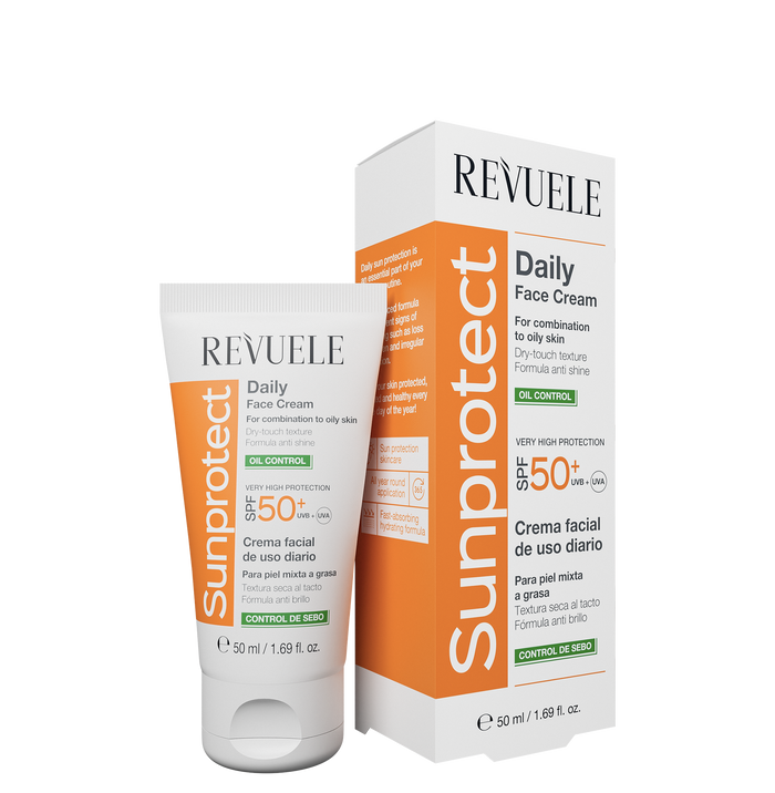 Protector Solar Revuele Diario SPF 50+ Control de Sebo (50ml)
