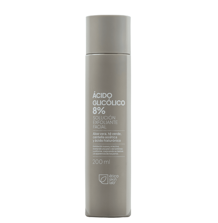 Ácido Glicólico al 8% con Centella Asiática (200ml) | Ético Skin Lab