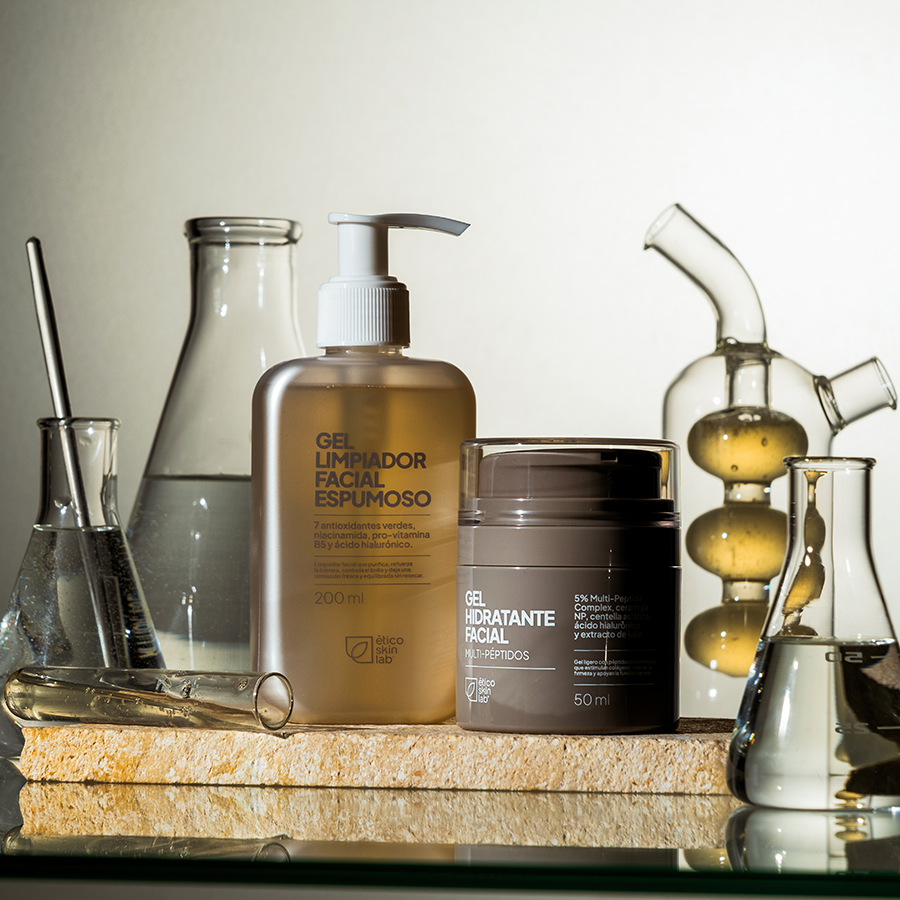 Kit Rutina Esencial (Gel Hidratante Multi-Péptidos + Gel Limpiador Espumoso)