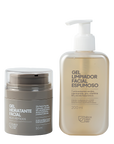 Kit Rutina Esencial (Gel Hidratante Multi-Péptidos + Gel Limpiador Espumoso)