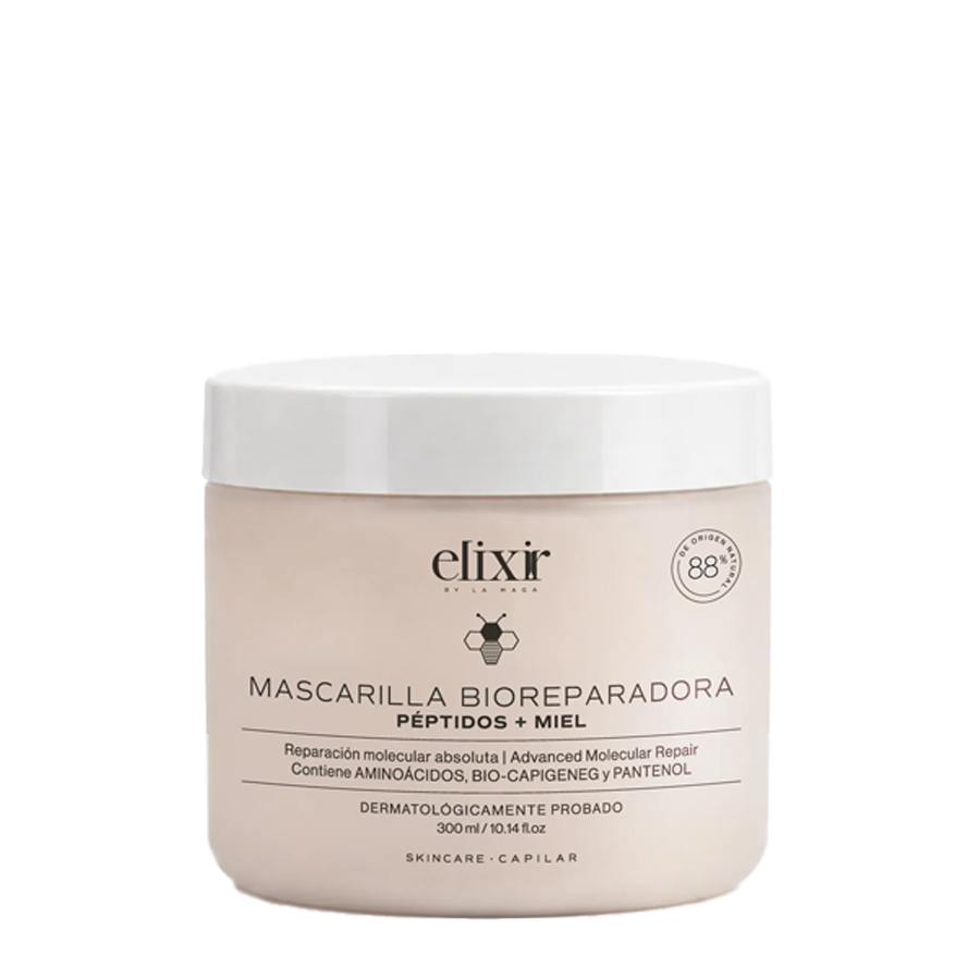 Mascarilla Capilar Bio-Reparadora Péptidos + Miel (300ml)