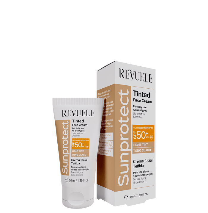 Protector Solar Revuele con Color + Niacinamida - SPF 50+ (50ml)